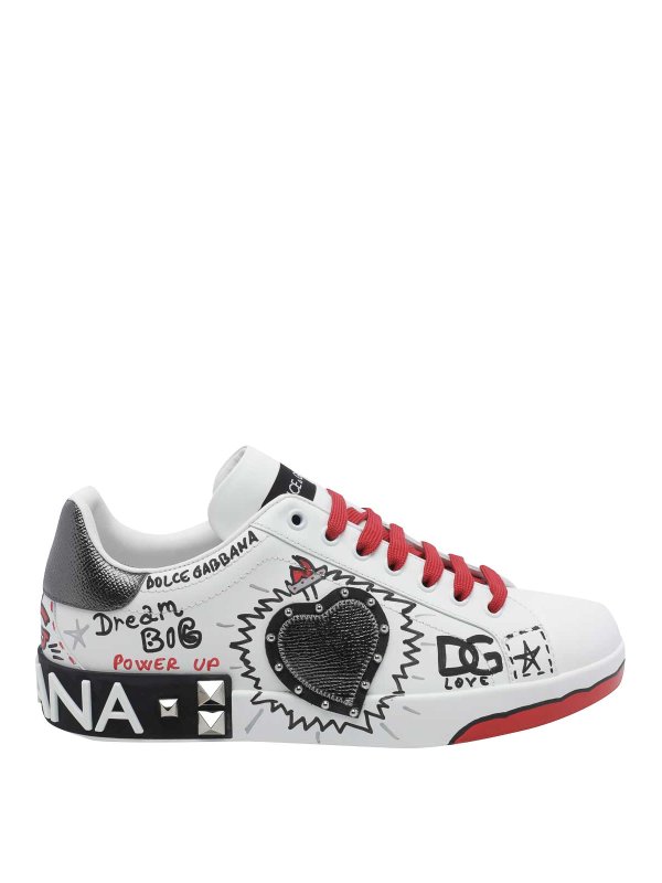 DOLCE & GABBANA: Sneaker - Sneaker - Weiß