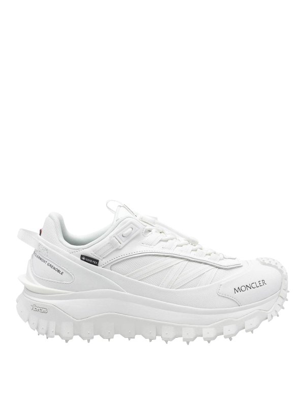 MONCLER: Chaussures de sport - Baskets - Blanc