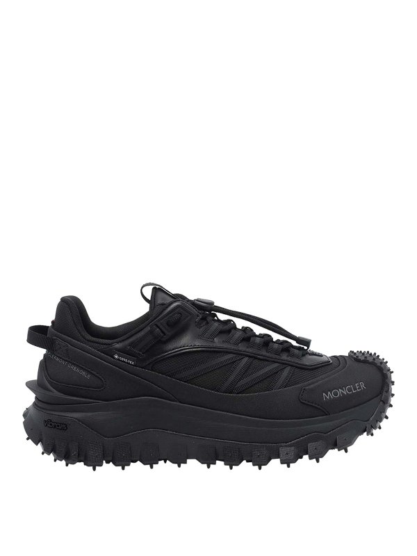 MONCLER: Chaussures de sport - Baskets - Noir