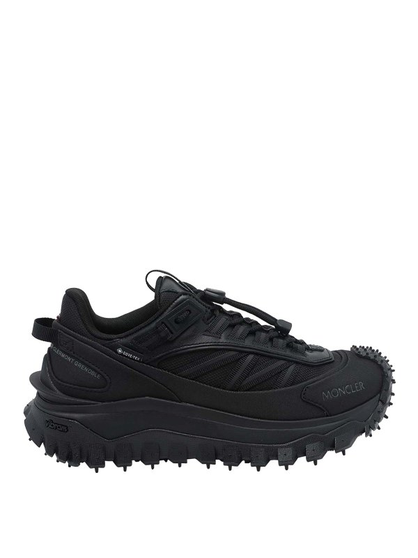 MONCLER: Chaussures de sport - Baskets - Noir