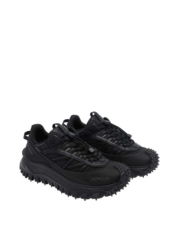 MONCLER: Chaussures de sport online - Baskets - Noir
