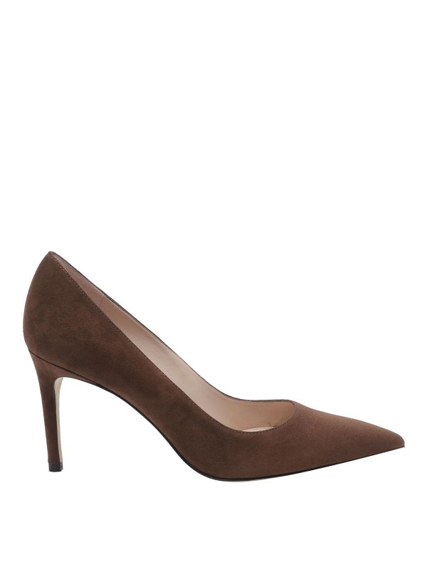 Stuart Weitzman: court shoes - Stuart weitzman brown stuart power decollete