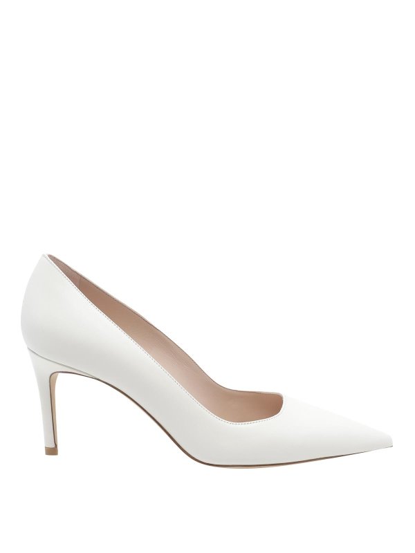 Stuart Weitzman: court shoes - Stuart weitzman white stuart power pumps