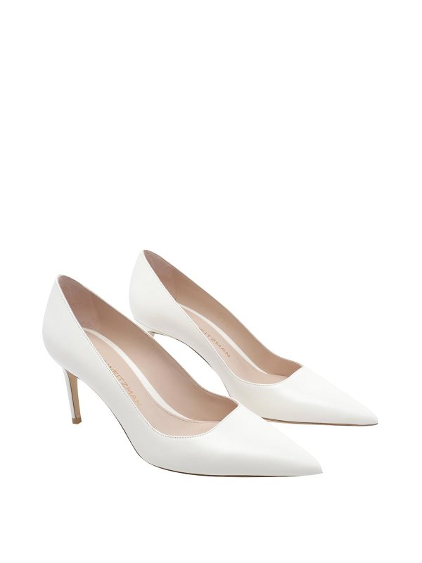 Stuart Weitzman: court shoes online - Stuart weitzman white stuart power pumps