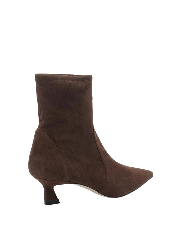 The Best Shops Stuart Weitzman: ankle boots - Stuart weitzman brown vinnie pump booties