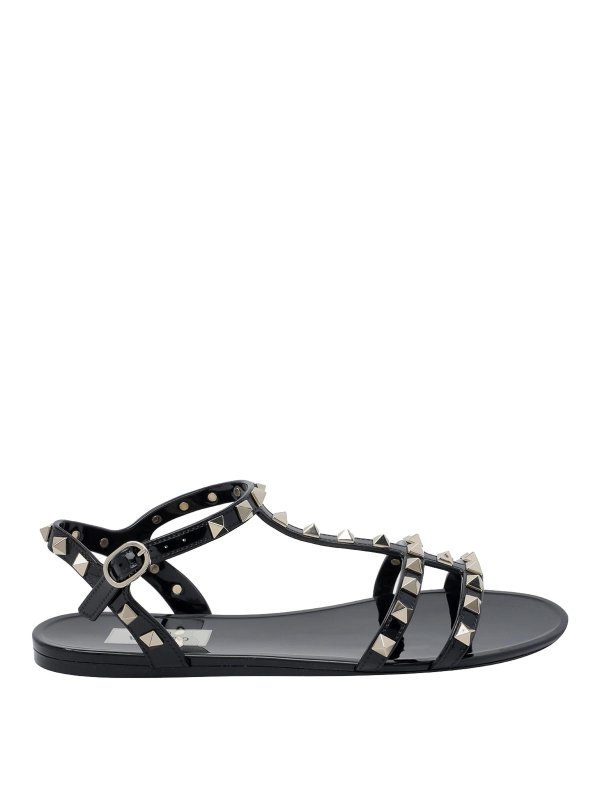 VALENTINO GARAVANI: Sandalen - Sandalen - Schwarz