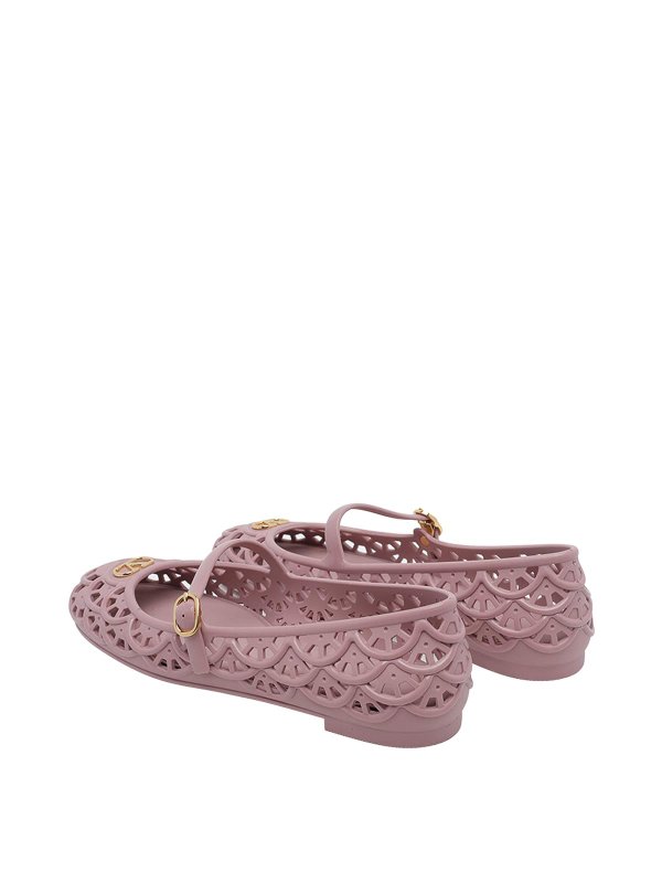 The Best Shops VALENTINO GARAVANI: フラットシューズ - フラットシューズ - ヌードカラー