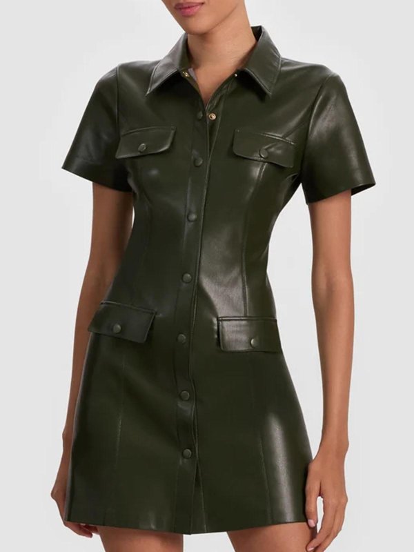ALICE+OLIVIA buy online ショートドレス - ダークグリーン