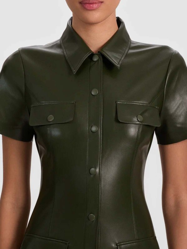 The Best Shops ALICE+OLIVIA: ショートドレス - ダークグリーン