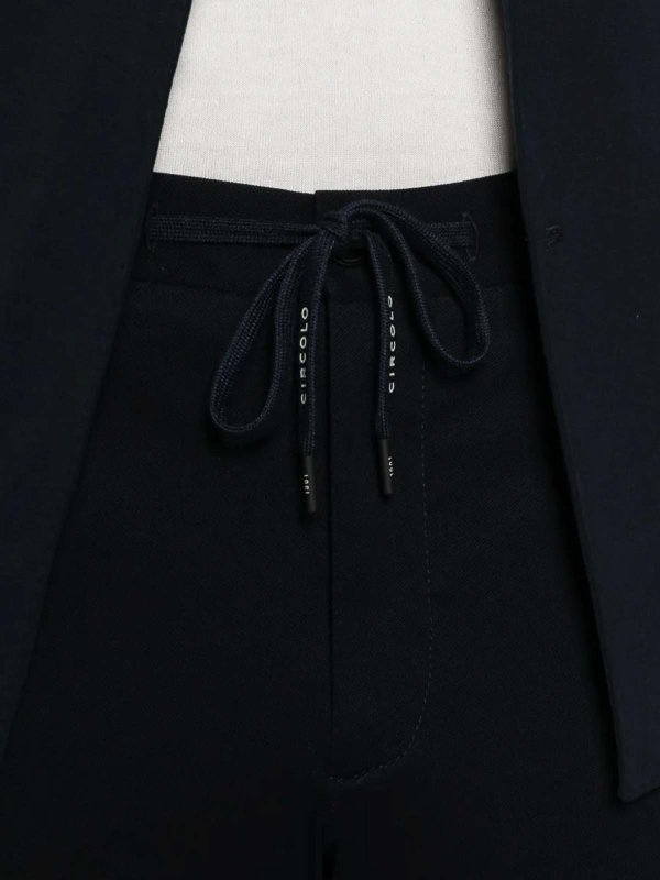 Drawstring trousers shop online: CIRCOLO 1901