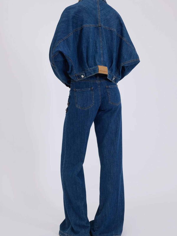 The Best Shops ERMANNO FIRENZE: ベルボトムジーンズ - フレアジーンズ - デニム