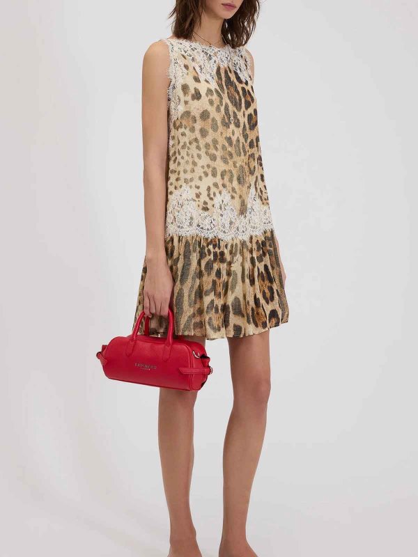 ERMANNO FIRENZE: abiti al ginocchio online - Vestito  leopardato