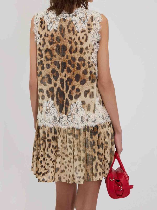 The Best Shops ERMANNO FIRENZE: abiti al ginocchio - Vestito  leopardato