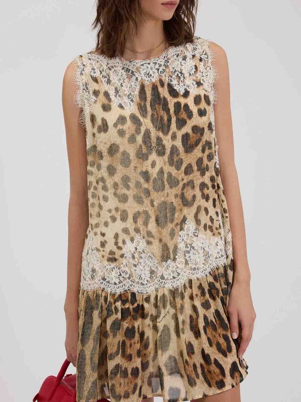 Vestito  leopardato shop online: ERMANNO FIRENZE