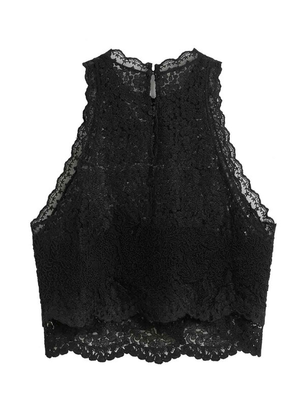 The Best Shops ERMANNO SCERVINO: トップス＆タンクトップ - トップ/タンクトップ - 黒