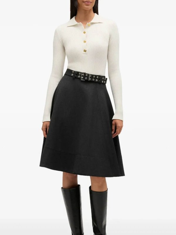 GANNI: Polos online - Polo - Blanco
