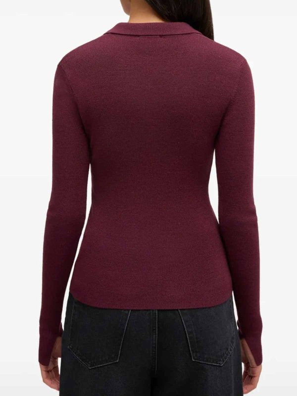 ポロシャツ - ダークレッド shop online: GANNI
