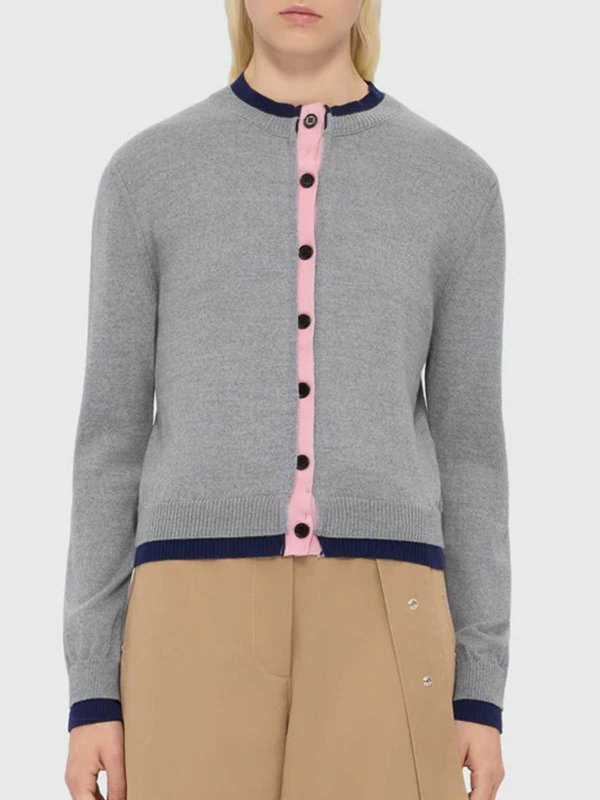 The Best Shops m.s.g.m.: Cardigans - Cardigan - Dunkelrosa