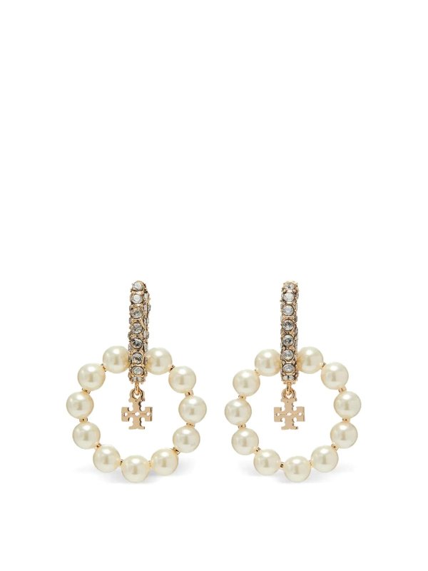TORY BURCH: イヤリング - イヤリング - 白