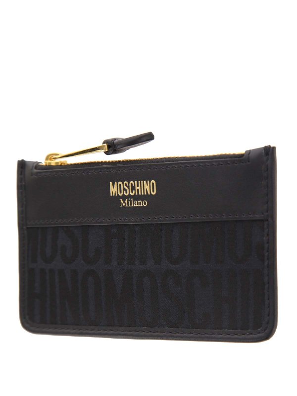MOSCHINO: wallets & purses online - Mini Wallet logo