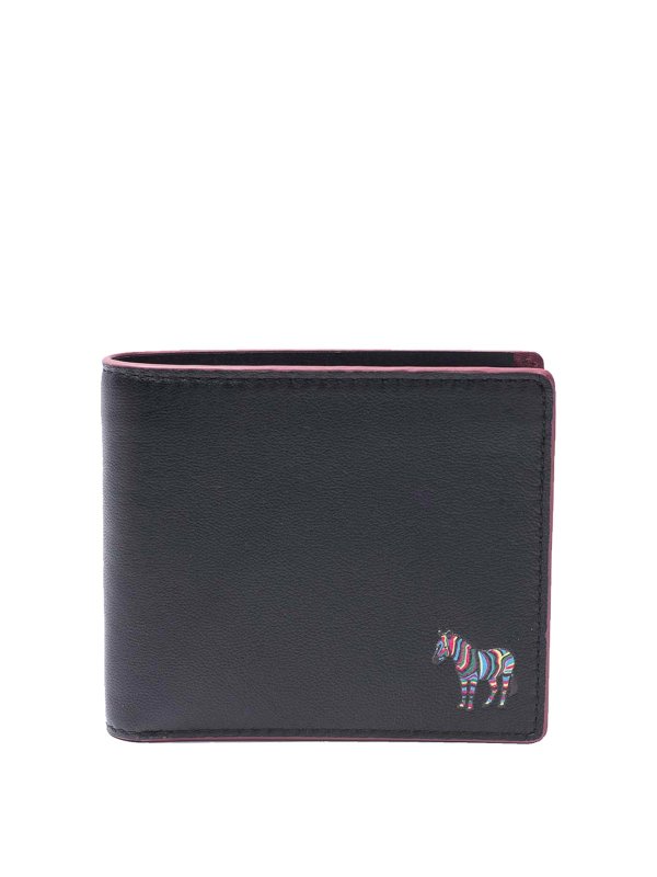 PAUL SMITH: wallets & purses - Zebra Patch Billfold W/Coin