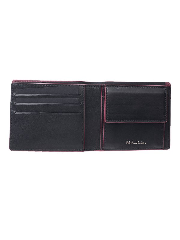 The Best Shops PAUL SMITH: wallets & purses - Zebra Patch Billfold W/Coin