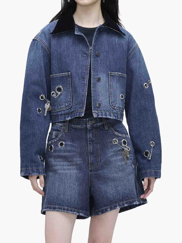 Grommed Utility Jacket shop online: MARC JACOBS