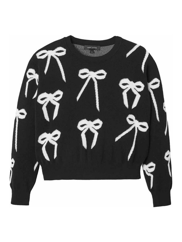 MARC JACOBS: Pull col rond - Pull Col Rond - Noir