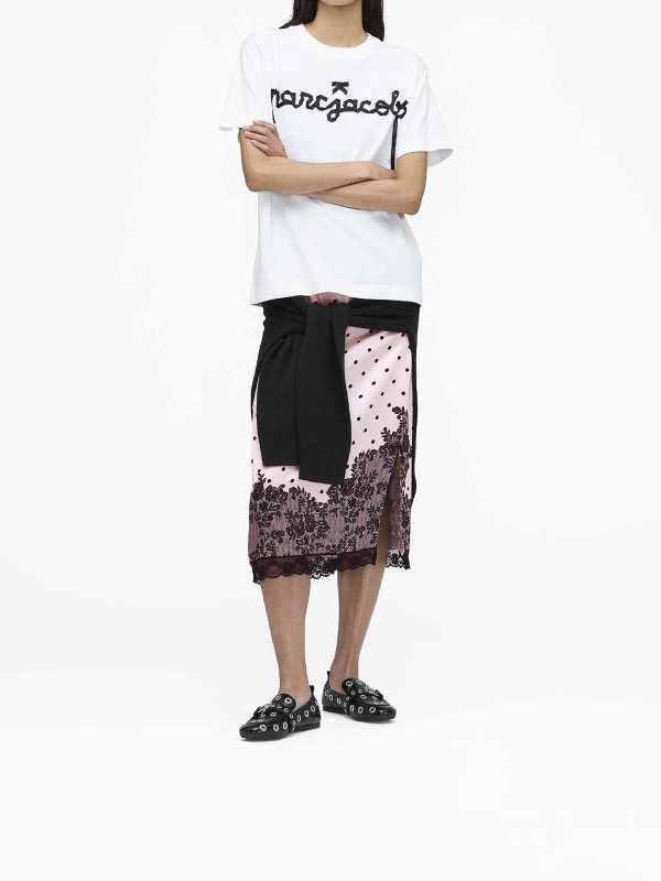 Tシャツ - 白 shop online: MARC JACOBS