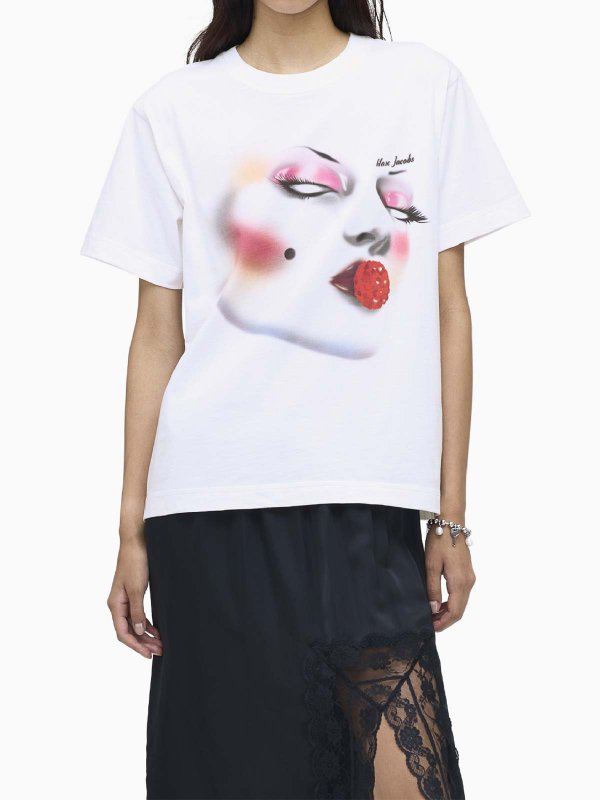 Camiseta - Blanco shop online: MARC JACOBS