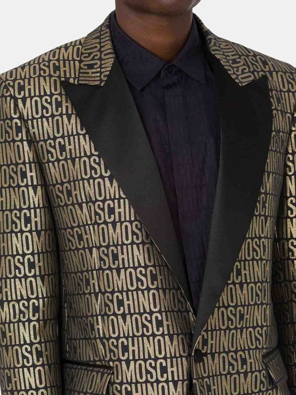 Logo Lurex Jacket shop online: MOSCHINO