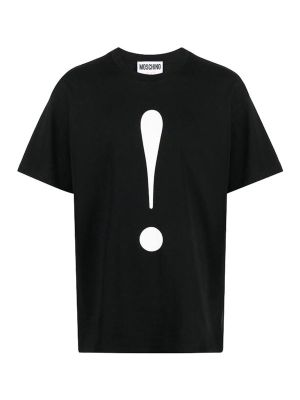 MOSCHINO: Tシャツ - Tシャツ - 黒