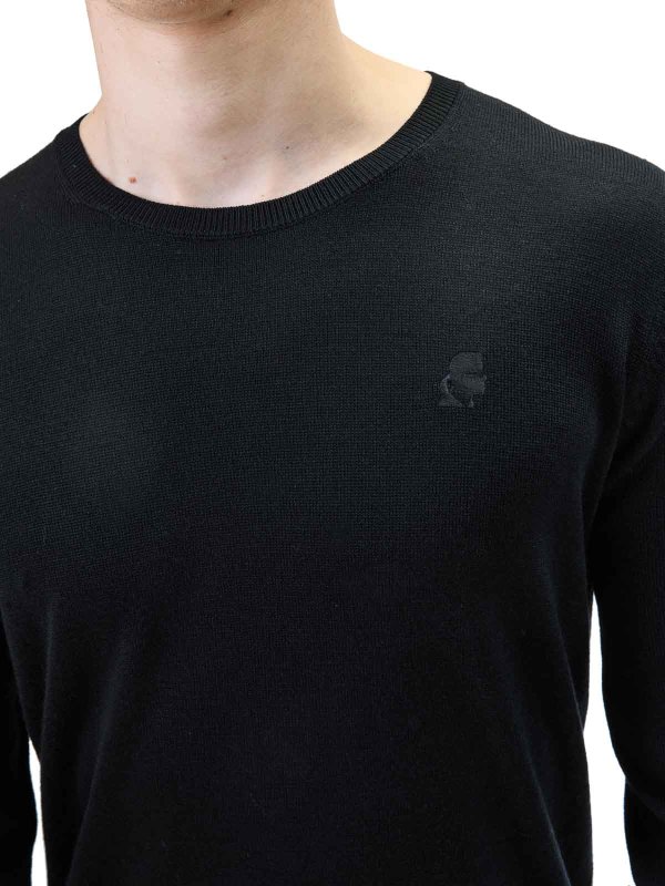 KARL LAGERFELD buy online クルーネック - 黒