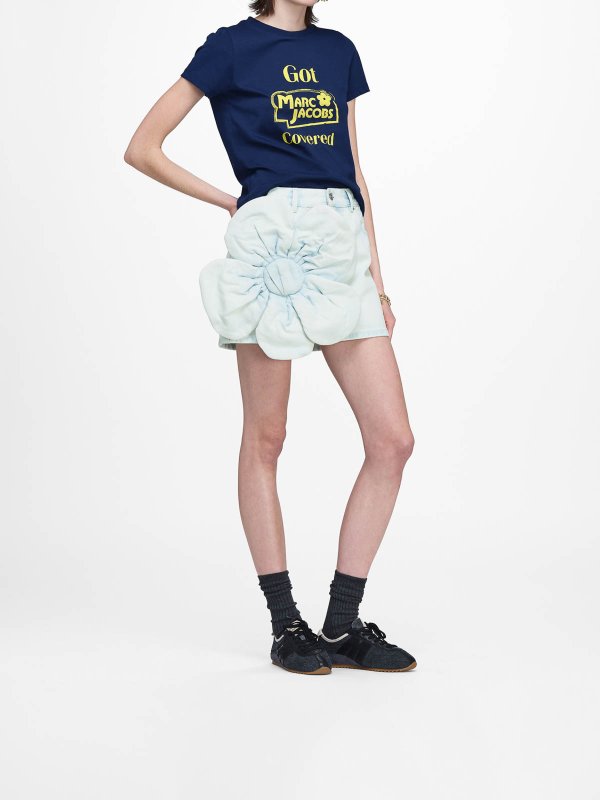 The Best Shops MARC JACOBS: Jupes midi et au genou - Jupe Midi - Bleu Clair