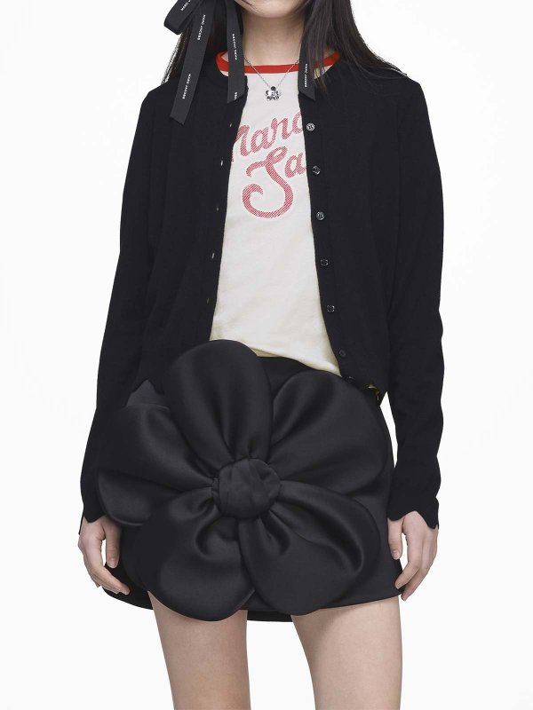 カーディガン - 黒 shop online: MARC JACOBS