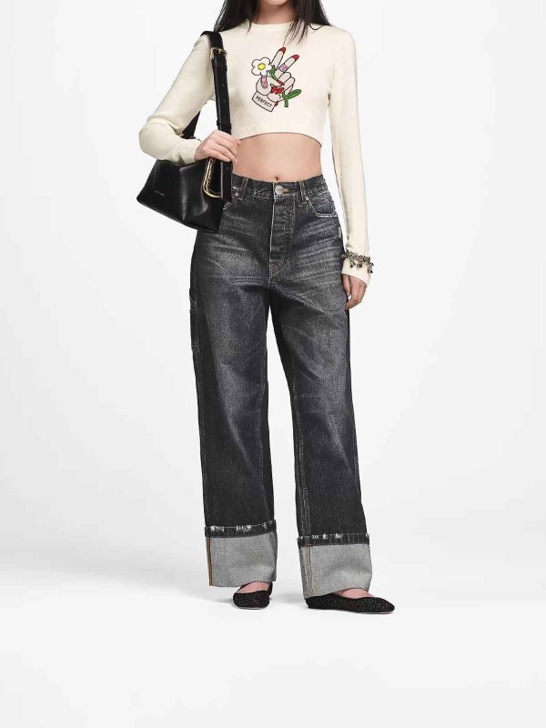 The Best Shops MARC JACOBS: ストレートジーンズ - ストレートジーンズ - グレー