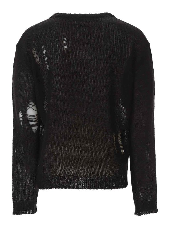 ANDERSSON BELL: Strickpullover mit Rundhalsausschnitt online - Rundhalspullover - Schwarz