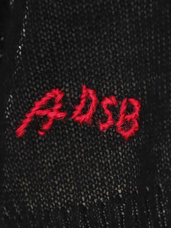 The Best Shops ANDERSSON BELL: Strickpullover mit Rundhalsausschnitt - Rundhalspullover - Schwarz