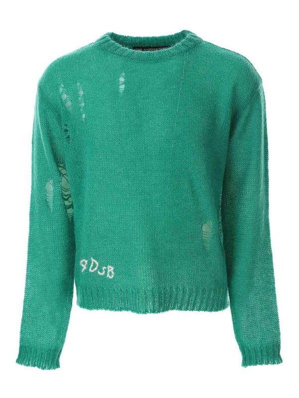ANDERSSON BELL: Suéteres con cuello pico - Suéter Cuello Redondo - Verde