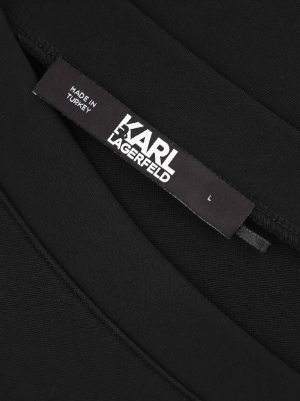 KARL LAGERFELD buy online 膝丈ドレス - 黒