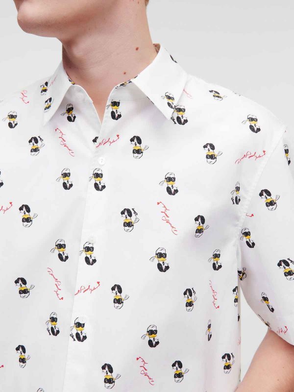 Hemd - Weiß shop online: KARL LAGERFELD