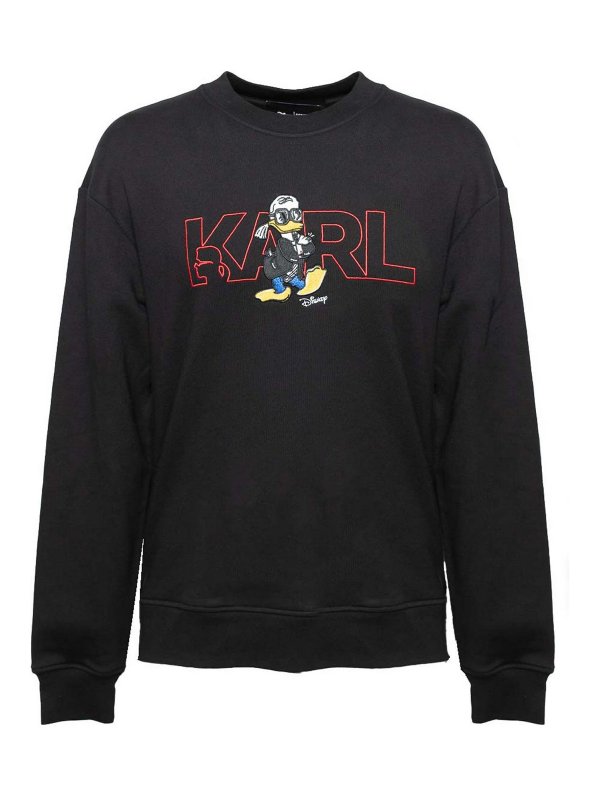 KARL LAGERFELD: スウェット＆セーター - スウェットシャツ/セーター - 黒
