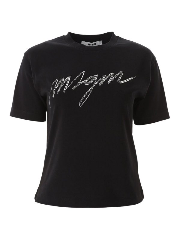 m.s.g.m.: t-shirts - Crystal Logo T-Shirt