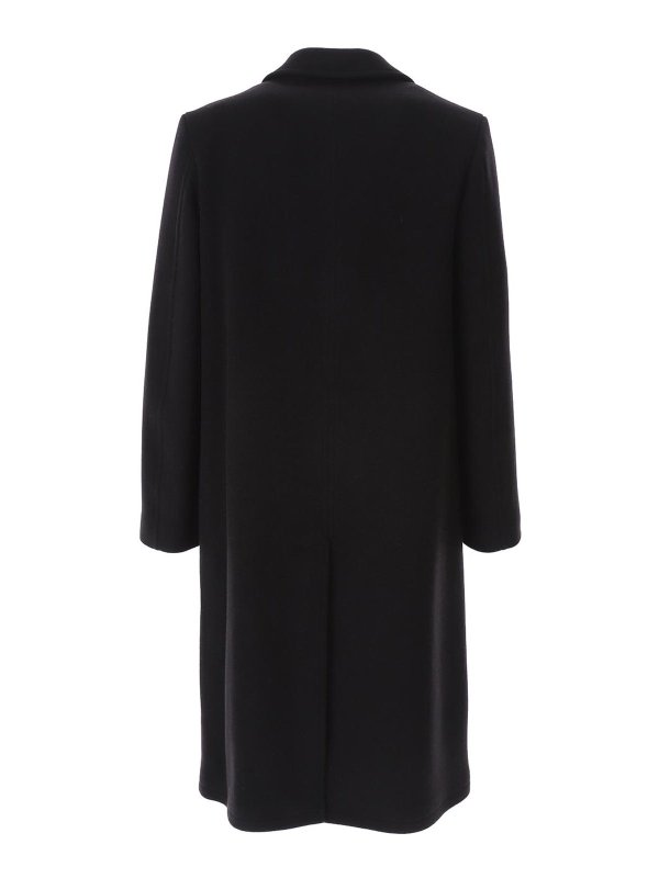 m.s.g.m.: knee length coats online - Warranty Label Coat