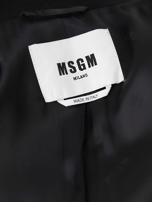 m.s.g.m. buy online Warranty Label Coat