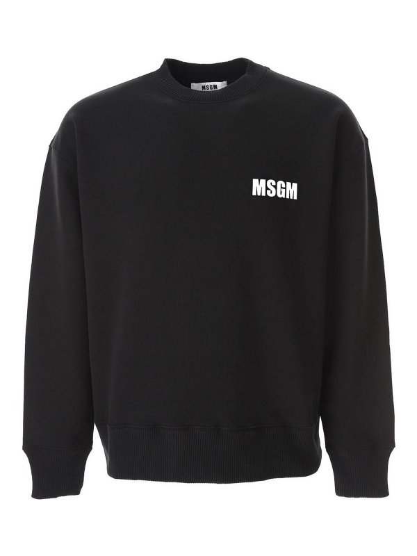 m.s.g.m.: Sweatshirts & Pulls - Sweat-Shirts - Noir