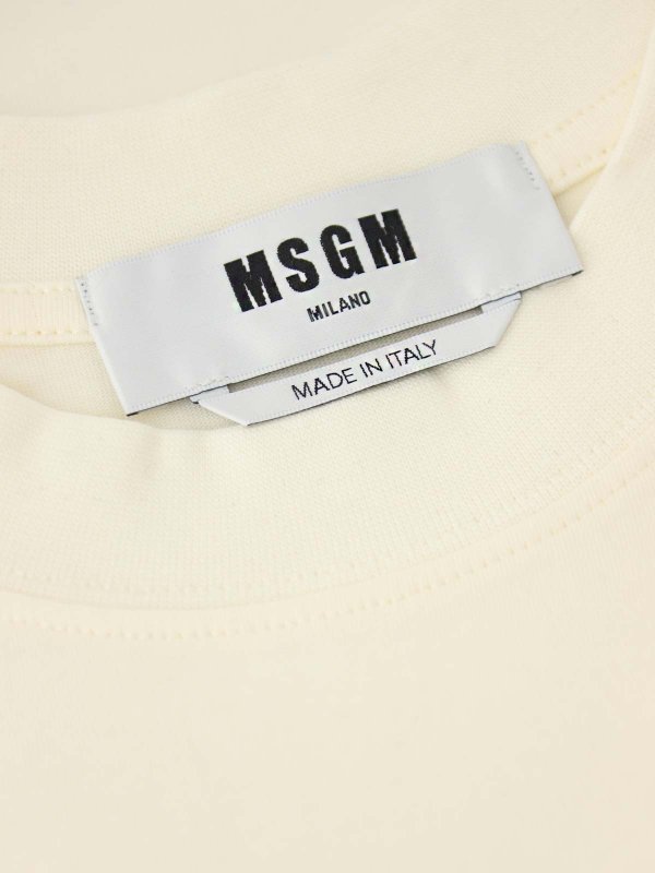 T-Shirt - Crème shop online: m.s.g.m.