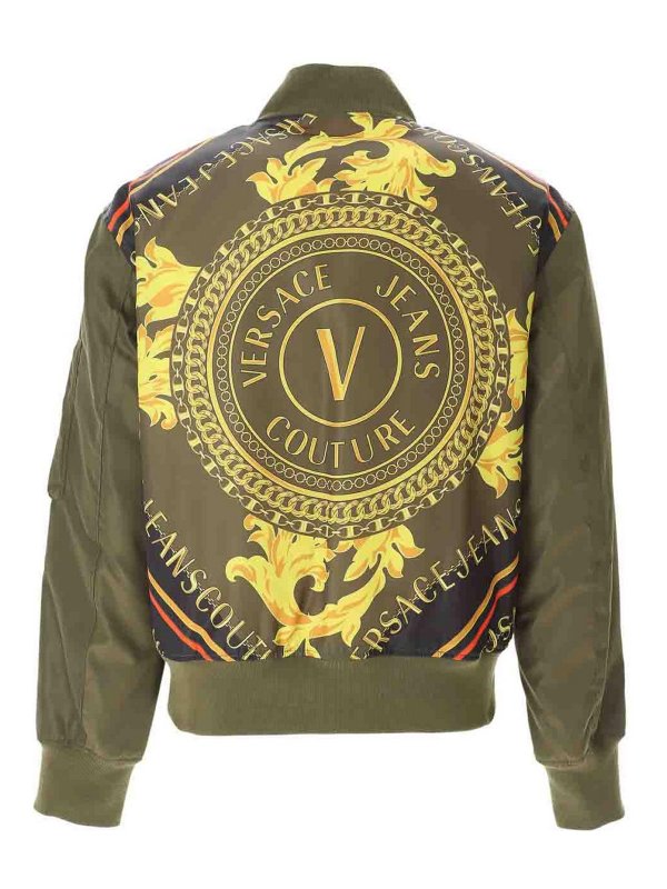 VERSACE JEANS: ボンバージャケット online - ボンバージャケット - ダークグリーン