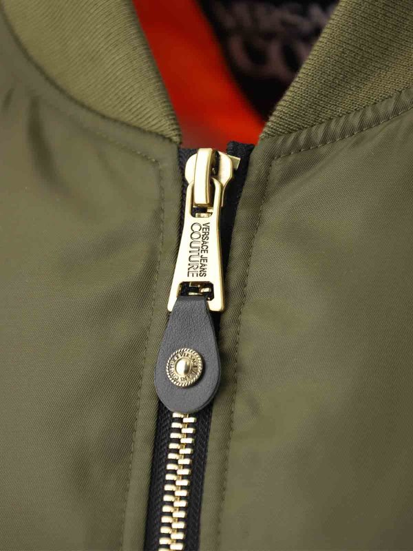 VERSACE JEANS buy online ボンバージャケット - ダークグリーン
