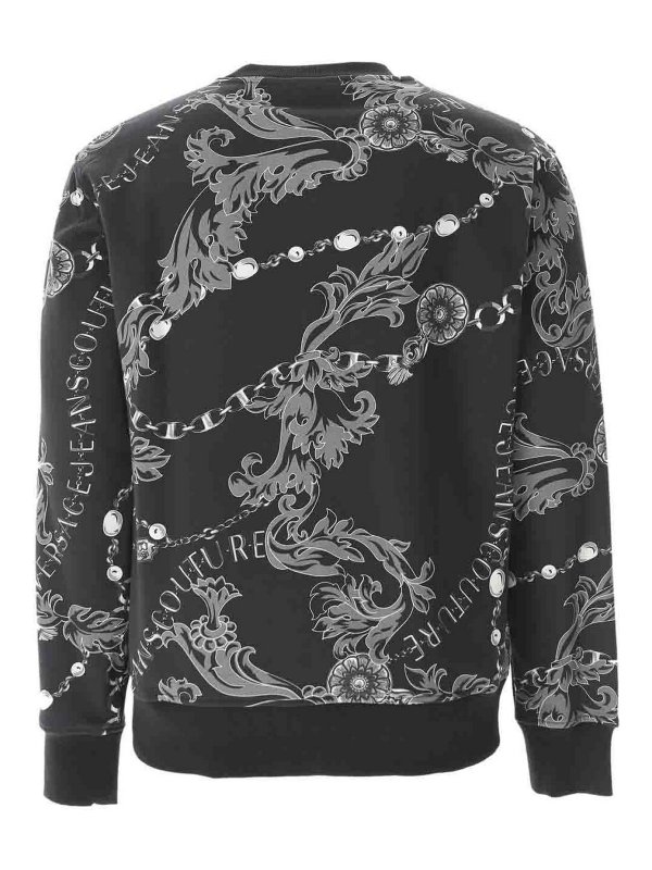 VERSACE JEANS: スウェット＆セーター online - スウェットシャツ/セーター - 黒